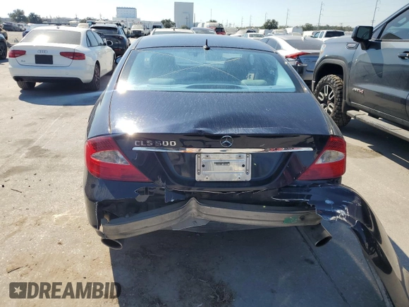 2006 Mercedes-Benz CLS-Class with VIN WDDDJ75X46A059381, listed as a Copart auction lot 77848484 with 102,460 mi miles and Salvage Title. Bid and sale history available at carsss.com. Image 6.