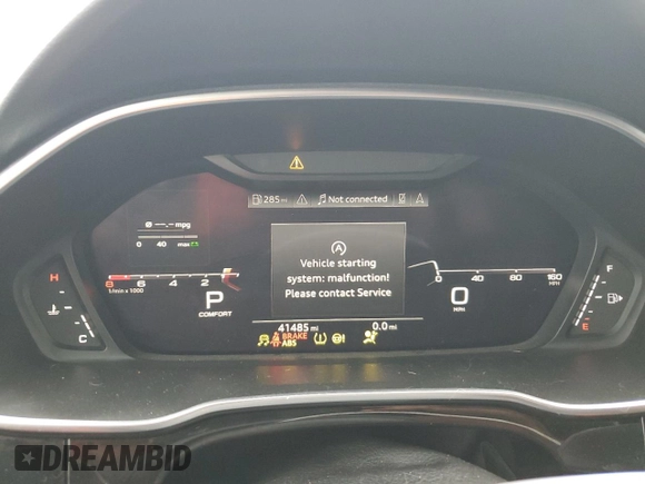 2019 Audi Q3 S line Prestige with VIN WA1FECF37K1081813, listed as a Copart auction lot 73440084 with 41,485 mi miles and Clean Title. Bid and sale history available at carsss.com. Image 9.