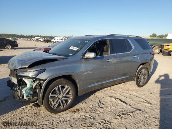 2023 Chevrolet Traverse High Country with VIN 1GNERNKW0PJ278550, listed as a Copart auction lot 80854254 with 16,108 mi miles and Salvage Title. Bid and sale history available at carsss.com. Image 1.