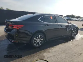 2016 Acura TLX with VIN 19UUB1F34GA001113, listed as a Copart auction lot 61598035 with 127,792 mi miles and Salvage title. Bid and sale history available at DreamBid. Image 3.