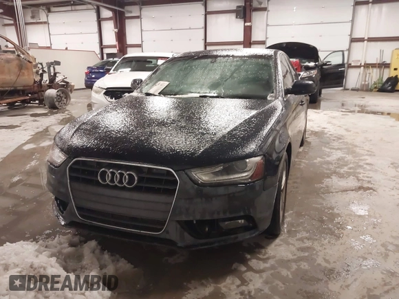 2013 Audi A4 Premium with VIN WAUAFAFLXDN030218, listed as a IAAI auction lot 41571022 with 195,362 mi miles. Bid and sale history available at carsss.com. Image 6.