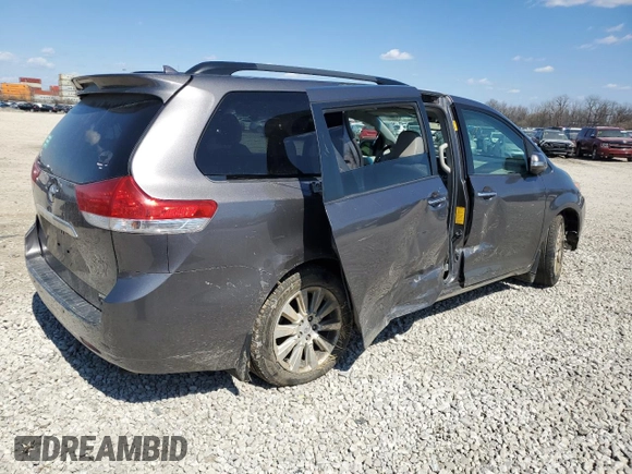 2014 Toyota Sienna Ltd with VIN 5TDDK3DC8ES093131, listed as a Copart auction lot 50407045 with 0 mi miles and Salvage Title. Bid and sale history available at carsss.com. Image 3.