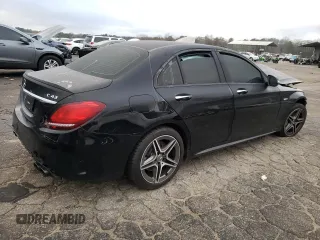 2020 Mercedes-Benz C 43 AMG with VIN W1KWF6EB2LR595722, listed as a Copart auction lot 86822694 with Not Provided miles and Salvage Title. Bid and sale history available at carsss.com. Image 3.