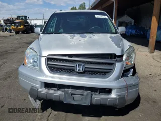 2005 Honda Pilot EX with VIN 5FNYF18445B052433, listed as a Copart auction lot 53130275 with 209,053 mi miles and Salvage Title. Bid and sale history available at carsss.com. Image 5.