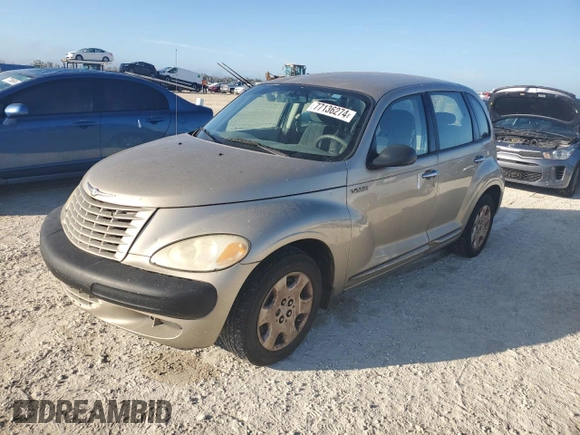 2003 Chrysler PT Cruiser with VIN 3C4FY48B43T652790, listed as a Copart auction lot 77136274 with 102,291 mi miles and Salvage Title. Bid and sale history available at carsss.com. Image 1.