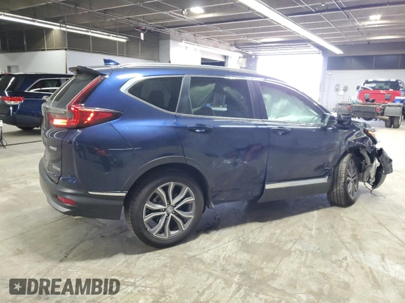 2020 Honda CR-V Touring with VIN 2HKRW2H96LH648423, listed as a Copart auction lot 54510035 with 68,663 mi miles and Salvage title. Bid and sale history available at DreamBid. Image 3.