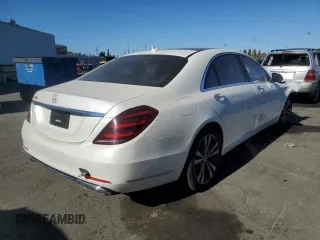 2020 Mercedes-Benz S-Class S 450 with VIN WDDUG6GB5LA502370, listed as a Copart auction lot 74552234 with 111,984 mi miles and Salvage Title. Bid and sale history available at carsss.com. Image 3.