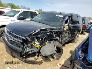 2017 Chevrolet Tahoe LT with VIN 1GNSKBKC5HR395927, listed as a Copart auction lot 88071605 with 119,761 mi miles and Salvage Title. Bid and sale history available at DreamBid. Image 1.