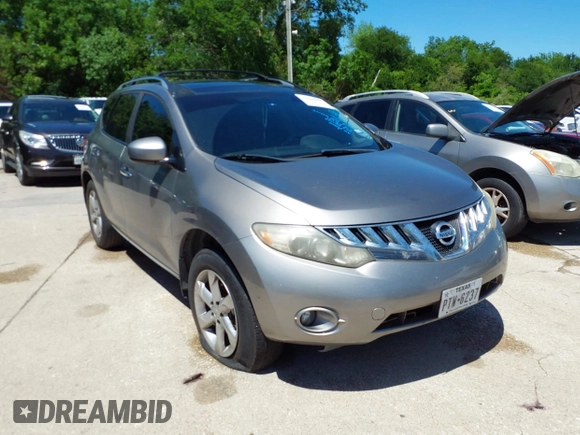 2010 Nissan Murano S with VIN JN8AZ1MU8AW018956, listed as a IAAI auction lot 42088095 with 151,844 mi miles. Bid and sale history available at carsss.com. Image 1.