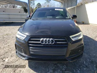 2018 Audi Q3 Premium Plus with VIN WA1HCCFSXJR030201, listed as a Copart auction lot 45162565 with 89,933 mi miles and Salvage title. Bid and sale history available at DreamBid. Image 5.