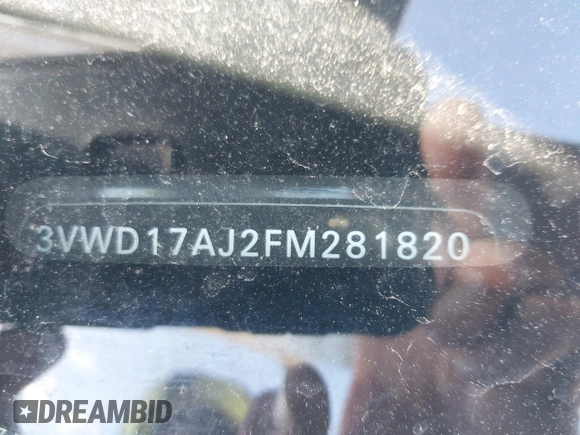 2015 Volkswagen Jetta SE с VIN 3VWD17AJ2FM281820, выставлен на аукционе IAAI как лот 42476717 с пробегом 147 815 миль миль и . История ставок и продаж доступна на DreamBid. Изображение 9.