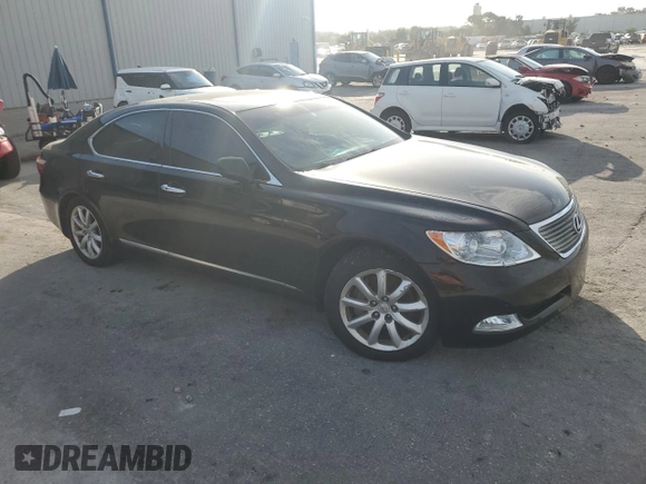 2008 Lexus LS 460 with VIN JTHBL46F985074422, listed as a Copart auction lot 65352475 with 133,780 mi miles and Clean title. Bid and sale history available at DreamBid. Image 4.