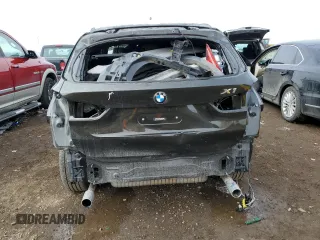 2017 BMW X1 xDrive28i with VIN WBXHT3C37H5F87237, listed as a Copart auction lot 46151025 with 34,297 mi miles and Salvage Title. Bid and sale history available at carsss.com. Image 6.
