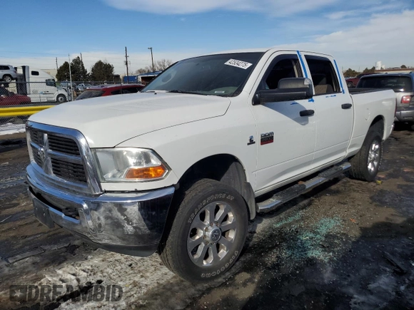 2010 Dodge Ram 2500 SLT with VIN 3D7UT2CL7AG143461, listed as a Copart auction lot 42534275 with 134,887 mi miles and Salvage Title. Bid and sale history available at carsss.com. Image 1.