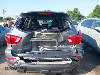 2018 Nissan Pathfinder Platinum with VIN 5N1DR2MM8JC637360, listed as a IAAI auction lot 42549095 with 93,585 mi miles and . Bid and sale history available at DreamBid. Image 6.