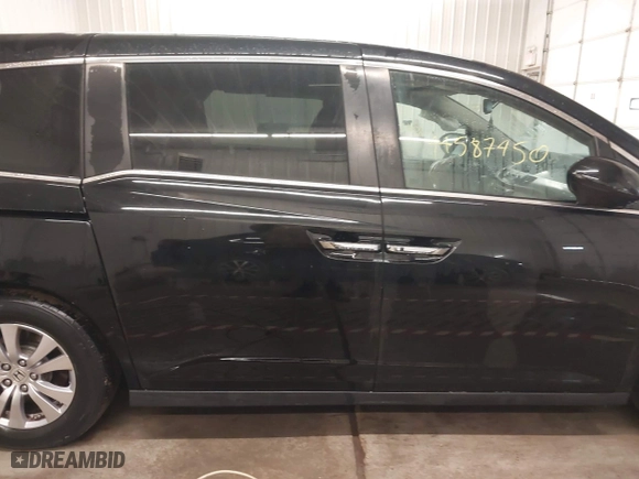 2016 Honda Odyssey EX-L with VIN 5FNRL5H61GB045982, listed as a IAAI auction lot 41587450 with 106,381 mi miles. Bid and sale history available at carsss.com. Image 14.
