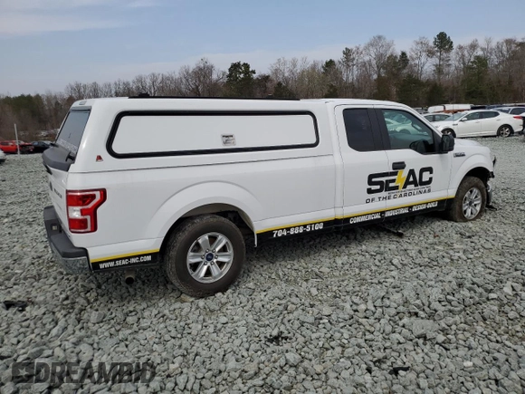 2018 Ford F-150 XL with VIN 1FTEX1CP5JKF36674, listed as a Copart auction lot 48955705 with 95,362 mi miles and Salvage Title. Bid and sale history available at carsss.com. Image 3.
