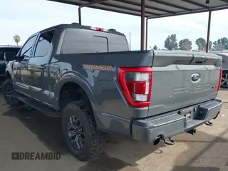 2021 Ford F-150 XL with VIN 1FTEW1E80MFD01797, listed as a IAAI auction lot 41666630 with 25,019 mi miles. Bid and sale history available at carsss.com. Image 3.