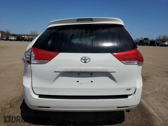 2014 Toyota Sienna LE AAS with VIN 5TDKK3DC3ES478801, listed as a Copart auction lot 56035165 with 163,271 mi miles and Non repairable. Bid and sale history available at DreamBid. Image 6.