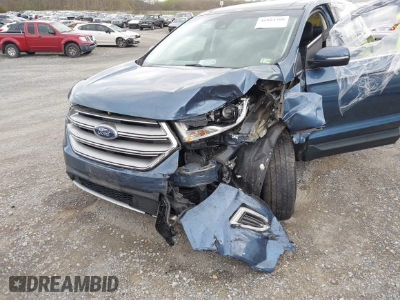2018 Ford Edge SEL with VIN 2FMPK4J8XJBC35568, listed as a IAAI auction lot 41964368 with 59,024 mi miles. Bid and sale history available at carsss.com. Image 6.