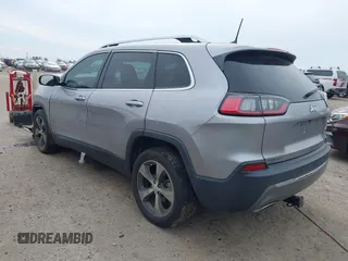 2019 Jeep Cherokee Limited with VIN 1C4PJLDN0KD300846, listed as a IAAI auction lot 41688555 with 54,166 mi miles. Bid and sale history available at carsss.com. Image 3.
