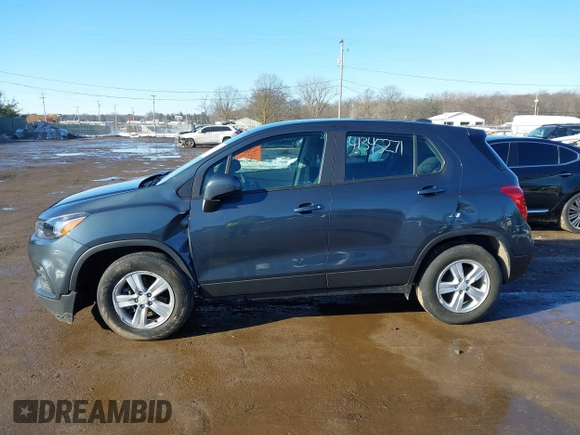 2021 Chevrolet Trax LS with VIN KL7CJKSB2MB303227, listed as a IAAI auction lot 41345271 with 51,801 mi miles. Bid and sale history available at carsss.com. Image 14.