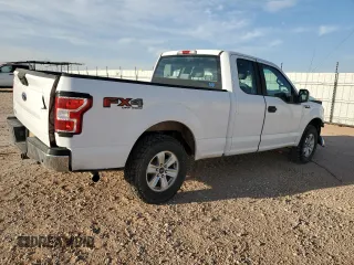 2018 Ford F-150 XL with VIN 1FTFX1E54JKC04497, listed as a Copart auction lot 53398455 with 198,473 mi miles and Salvage title. Bid and sale history available at DreamBid. Image 3.