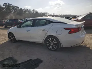2017 Nissan Maxima SV with VIN 1N4AA6AP0HC449713, listed as a Copart auction lot 48988675 with 198,203 mi miles and Salvage Title. Bid and sale history available at carsss.com. Image 2.