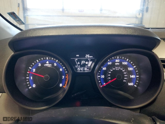 2016 Hyundai Elantra SE with VIN 5NPDH4AE3GH739453, listed as a Copart auction lot 50369545 with 154,018 mi miles and Non Repairable. Bid and sale history available at carsss.com. Image 9.