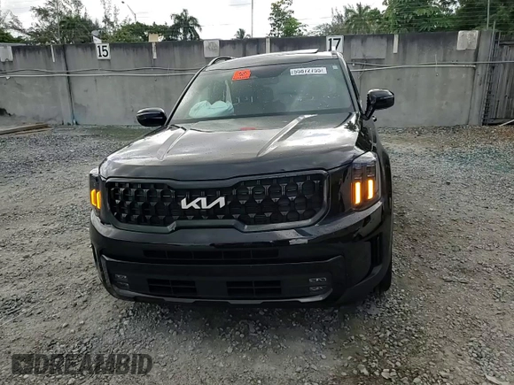 2024 Kia Telluride SX X-Line with VIN 5XYP5DGC1RG474540, listed as a Copart auction lot 55872755 with 19,052 mi miles and Salvage title. Bid and sale history available at DreamBid. Image 15.
