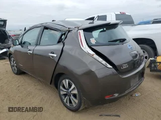 2016 Nissan LEAF S with VIN 1N4BZ0CP8GC308362, listed as a Copart auction lot 70744973 with 50,696 mi miles. Bid and sale history available at carsss.com. Image 2.