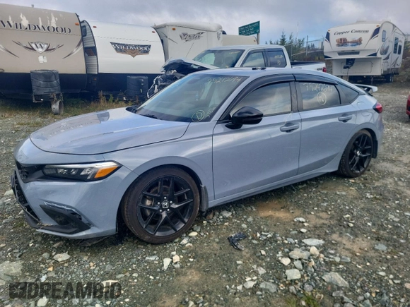 2022 Honda Civic Sport Touring z VIN 19XFL1G82NE403320, wystawiony jako Copart lot #75242694 z przebiegiem 23 844 mil mil oraz Szkoda całkowita • Salvage title. Historia ofert i sprzedaży dostępna na DreamBid. Obrazek 1.
