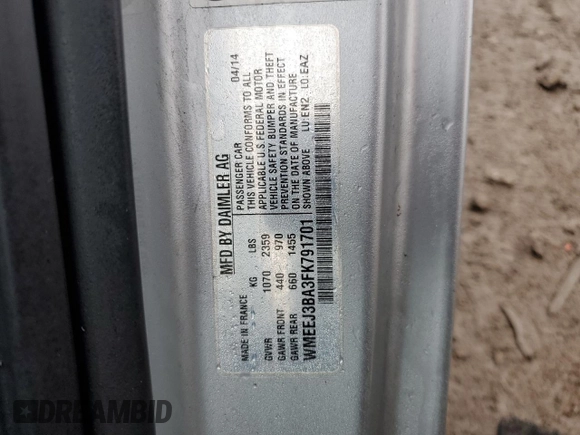 2015 Smart fortwo Passion z VIN WMEEJ3BA3FK791701, wystawiony jako Copart lot #86552704 z przebiegiem 27 313 mil mil oraz Szkoda całkowita • Salvage title. Historia ofert i sprzedaży dostępna na DreamBid. Obrazek 14.