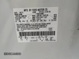 2012 Ford Explorer с VIN 1FMHK7B80CGA39008, выставлен на аукционе Copart как лот 56653595 с пробегом 304 760 миль миль и Списание • Salvage title. История ставок и продаж доступна на DreamBid. Изображение 13.