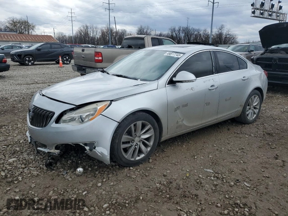 2015 Buick Regal Premium I with VIN 2G4GN5EX8F9211329, listed as a Copart auction lot 49817745 with 196,877 mi miles and Salvage Title. Bid and sale history available at carsss.com. Image 1.
