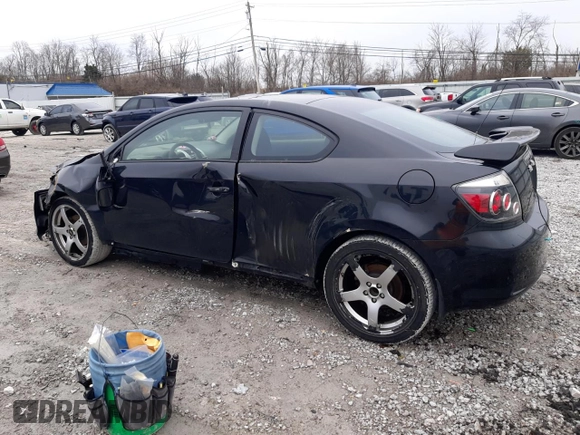 2010 Scion tC with VIN JTKDE3B74A0315490, listed as a Copart auction lot 43698465 with 154,695 mi miles and Salvage Title. Bid and sale history available at carsss.com. Image 2.