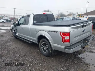 2018 Ford F-150 XL with VIN 1FTFX1EG5JFB03429, listed as a IAAI auction lot 42008961 with 86,542 mi miles. Bid and sale history available at carsss.com. Image 3.