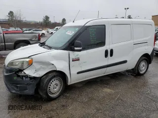 2016 Ram ProMaster City Cargo Tradesman with VIN ZFBERFAT2G6B86323, listed as a Copart auction lot 89167365 with 110,667 mi miles and Salvage Title. Bid and sale history available at DreamBid. Image 1.