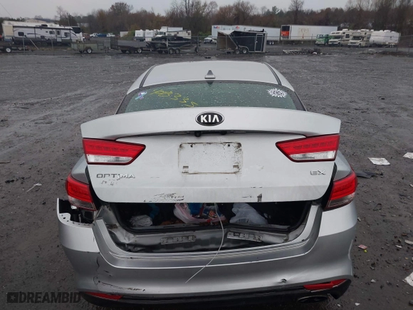 2017 Kia Optima EX with VIN 5XXGU4L37HG129248, listed as a IAAI auction lot 40833561 with 120,671 mi miles. Bid and sale history available at carsss.com. Image 15.