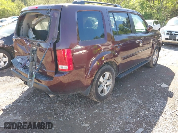 2009 Honda Pilot EX with VIN 5FNYF48429B011466, listed as a IAAI auction lot 41984812 with 162,664 mi miles. Bid and sale history available at carsss.com. Image 4.