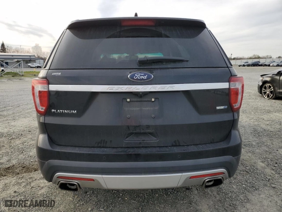 2016 Ford Explorer Platinum with VIN 1FM5K8HTXGGC72419, listed as a Copart auction lot 47393605 with 123,144 mi miles and Salvage Title. Bid and sale history available at carsss.com. Image 6.