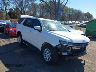 2021 Chevrolet Tahoe LT z VIN 1GNSKNKD2MR274146, wystawiony jako IAAI lot #41710960 z przebiegiem 93 001 mil mil oraz . Historia ofert i sprzedaży dostępna na DreamBid. Obrazek 1.