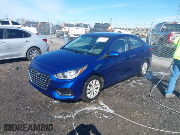 2019 Hyundai Accent SE with VIN 3KPC24A34KE059814, listed as a IAAI auction lot 41733815 with 101,242 mi miles. Bid and sale history available at carsss.com. Image 2.