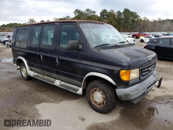 1999 Ford Econoline Cargo with VIN 1FDRE14W8XHA94374, listed as a Copart auction lot 84202274 with 121,869 mi miles and Clean Title. Bid and sale history available at carsss.com. Image 4.
