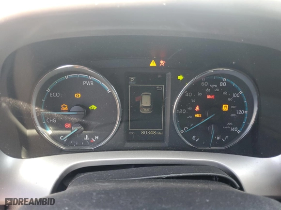 2016 Toyota RAV4 Hybrid XLE with VIN JTMRJREV9GD036558, listed as a Copart auction lot 50341975 with 80,348 mi miles and Salvage Title. Bid and sale history available at carsss.com. Image 9.