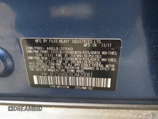 2012 Subaru Forester X with VIN JF2SHABC6CH420061, listed as a IAAI auction lot 42232249 with 159,685 mi miles and . Bid and sale history available at DreamBid. Image 9.