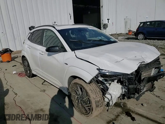 2023 Hyundai Kona N Line with VIN KM8K3CA33PU982969, listed as a Copart auction lot 41630935 with 0 mi miles and Salvage Title. Bid and sale history available at carsss.com. Image 15.