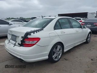 2011 Mercedes-Benz C-Class C 300 Sport with VIN WDDGF5EB1BA420485, listed as a IAAI auction lot 41958339 with 117,086 mi miles. Bid and sale history available at carsss.com. Image 4.
