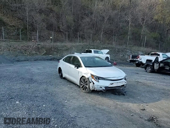 2022 Toyota Corolla SE with VIN JTDS4MCE9N3504631, listed as a Copart auction lot 53531335 with 47,584 mi miles and Salvage Title. Bid and sale history available at DreamBid. Image 10.