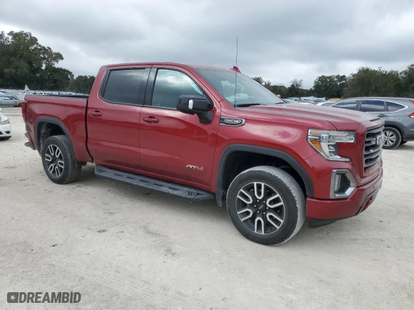 2019 GMC Sierra 1500 AT4 with VIN 3GTP9EEL9KG255281, listed as a Copart auction lot 44189175 with 34,165 mi miles and Salvage Title. Bid and sale history available at carsss.com. Image 4.